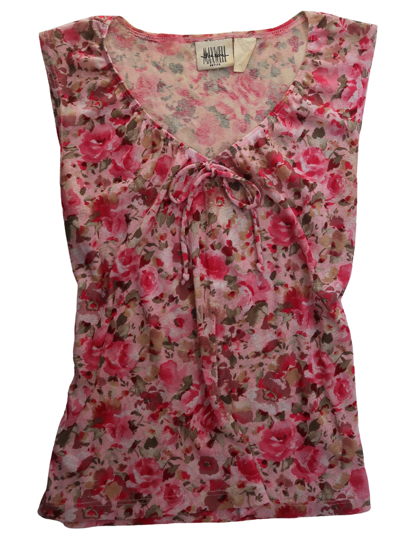 A002: “she’s a country flower” | vintage pink floral top