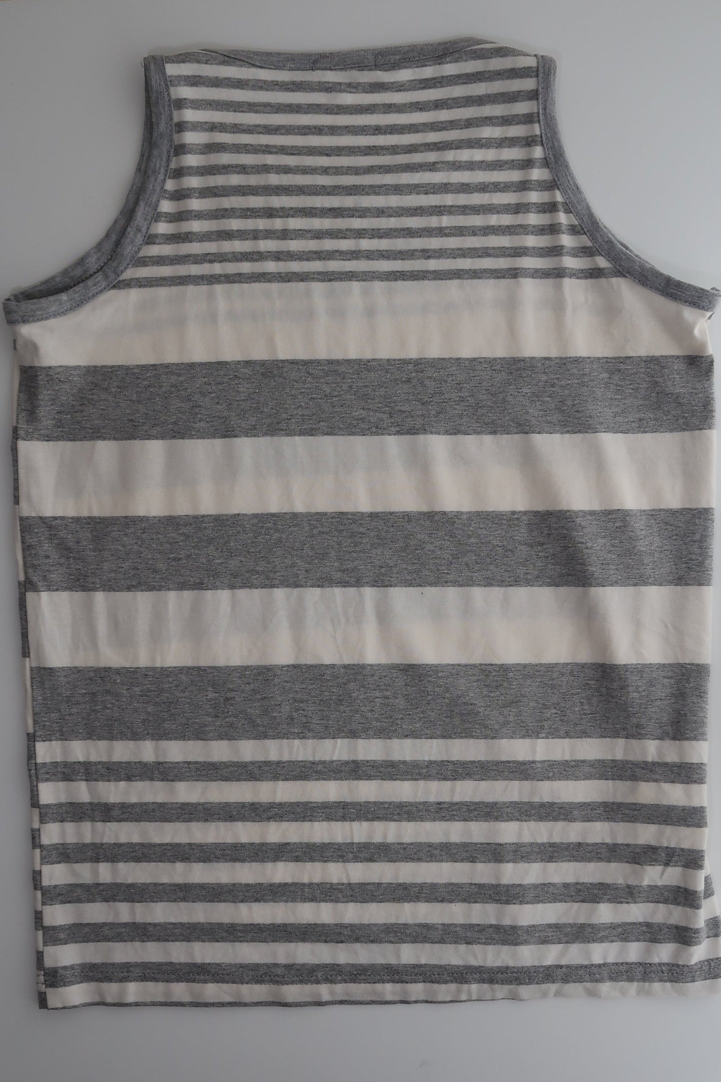 A005: “model off duty” | striped vest top