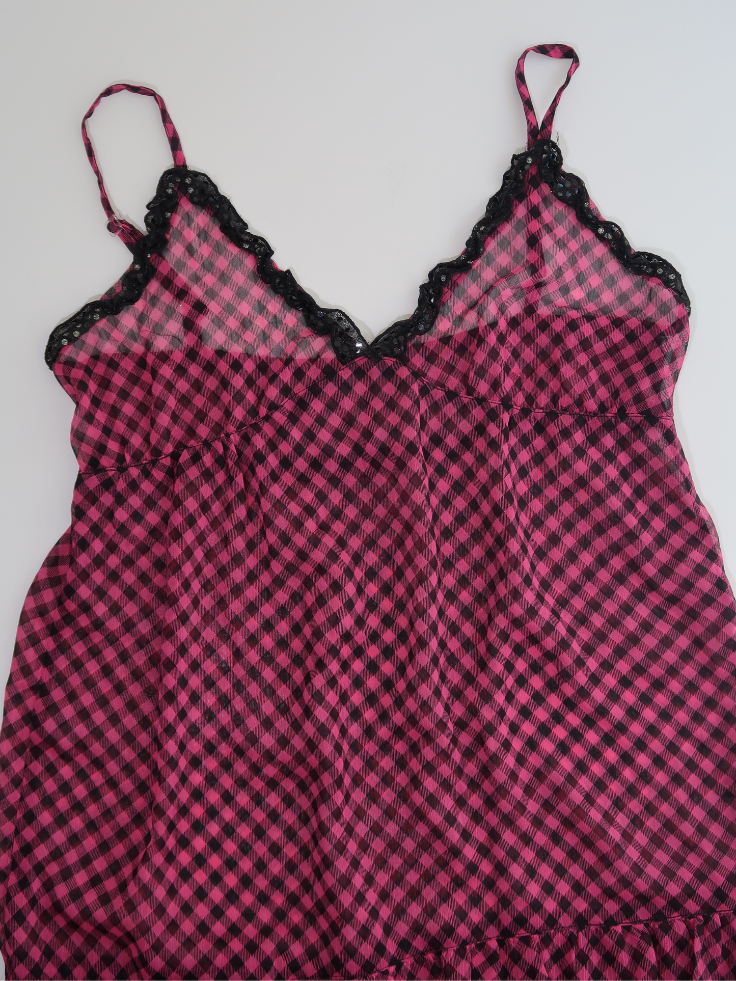 A023: “plaid princess” | grunge plaid cami