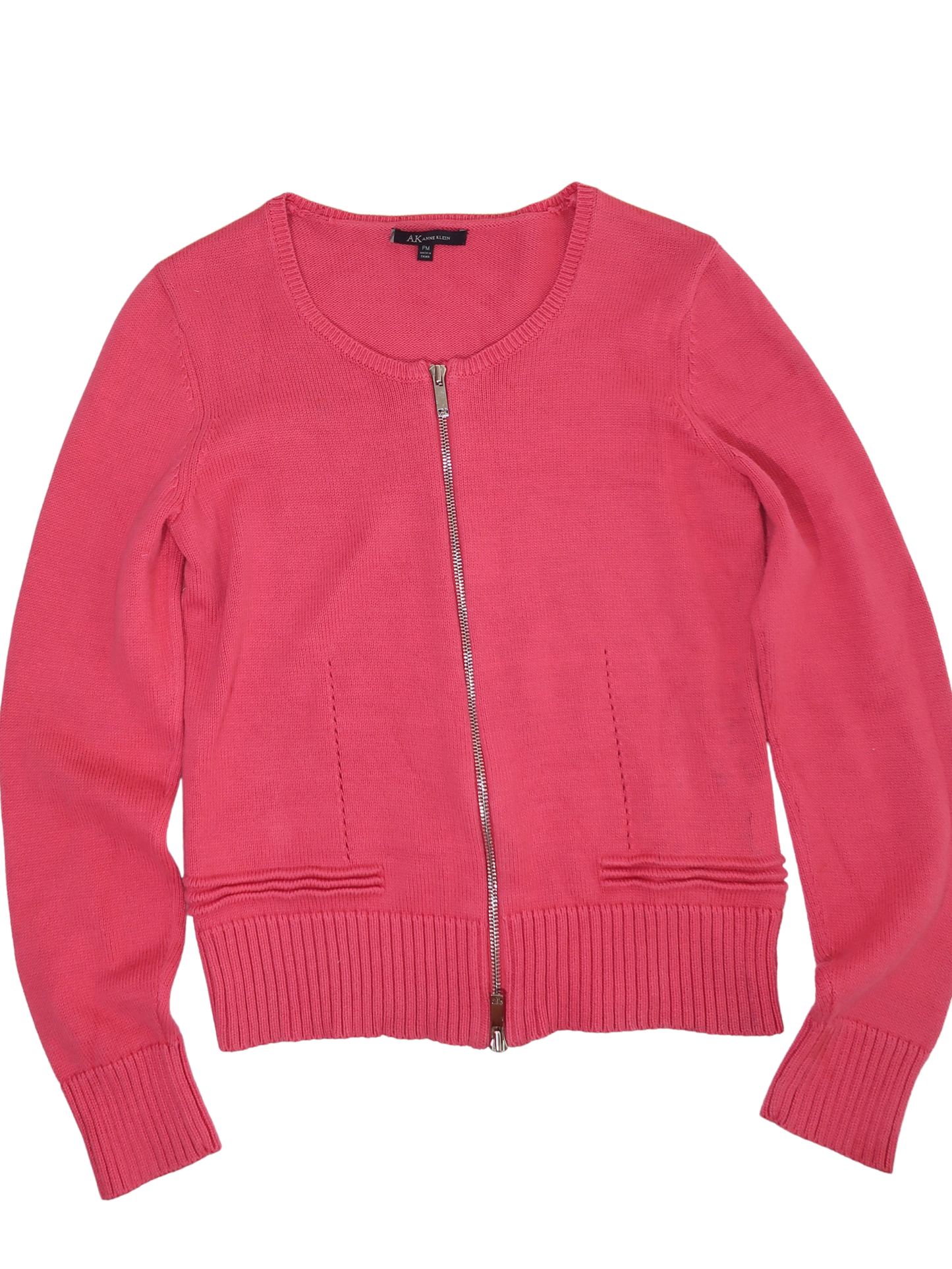 A055: “have you ever seen a pair of these bobby boucher..” | pink double zipped jumper