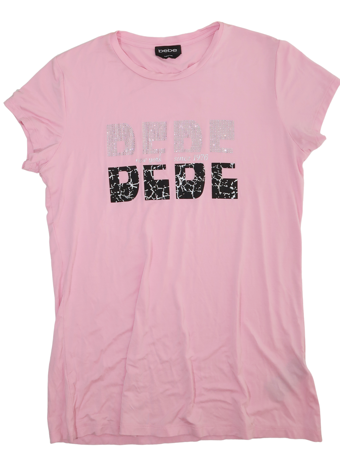 A047: “bebe pink” | y2k baby pink tee