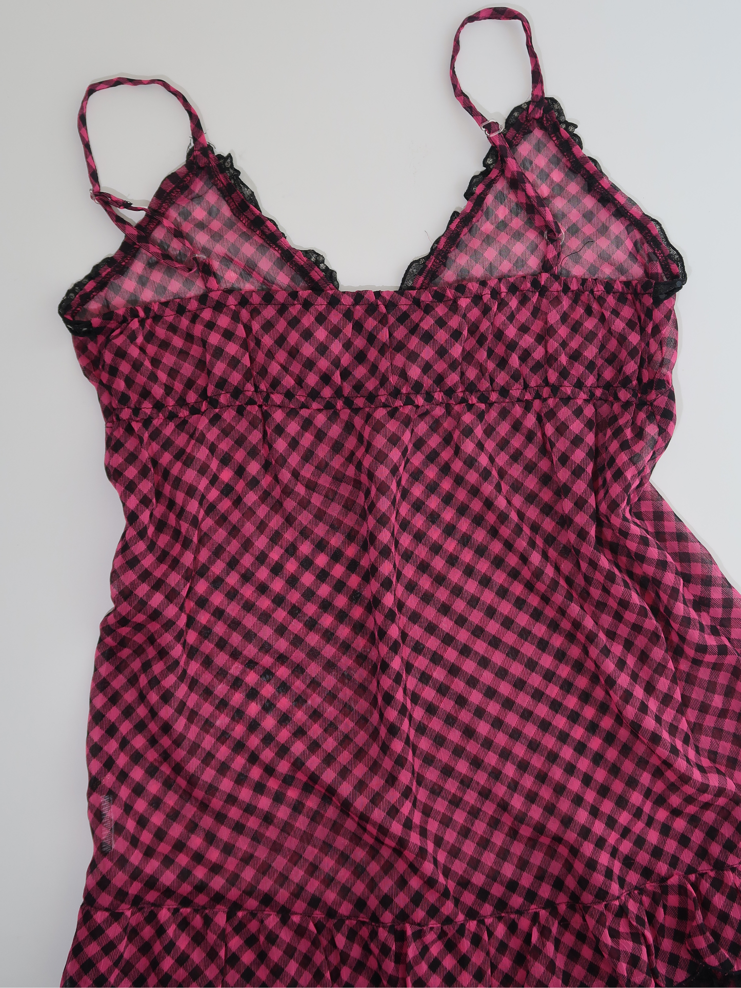 A023: “plaid princess” | grunge plaid cami