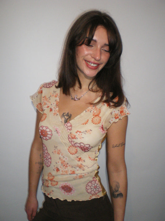 A094: “she was a fairy | fem boho wrap top