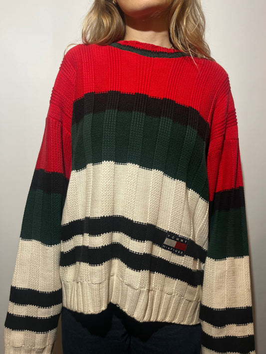 A086: RARE Tommy Hilfiger Heavy Knit