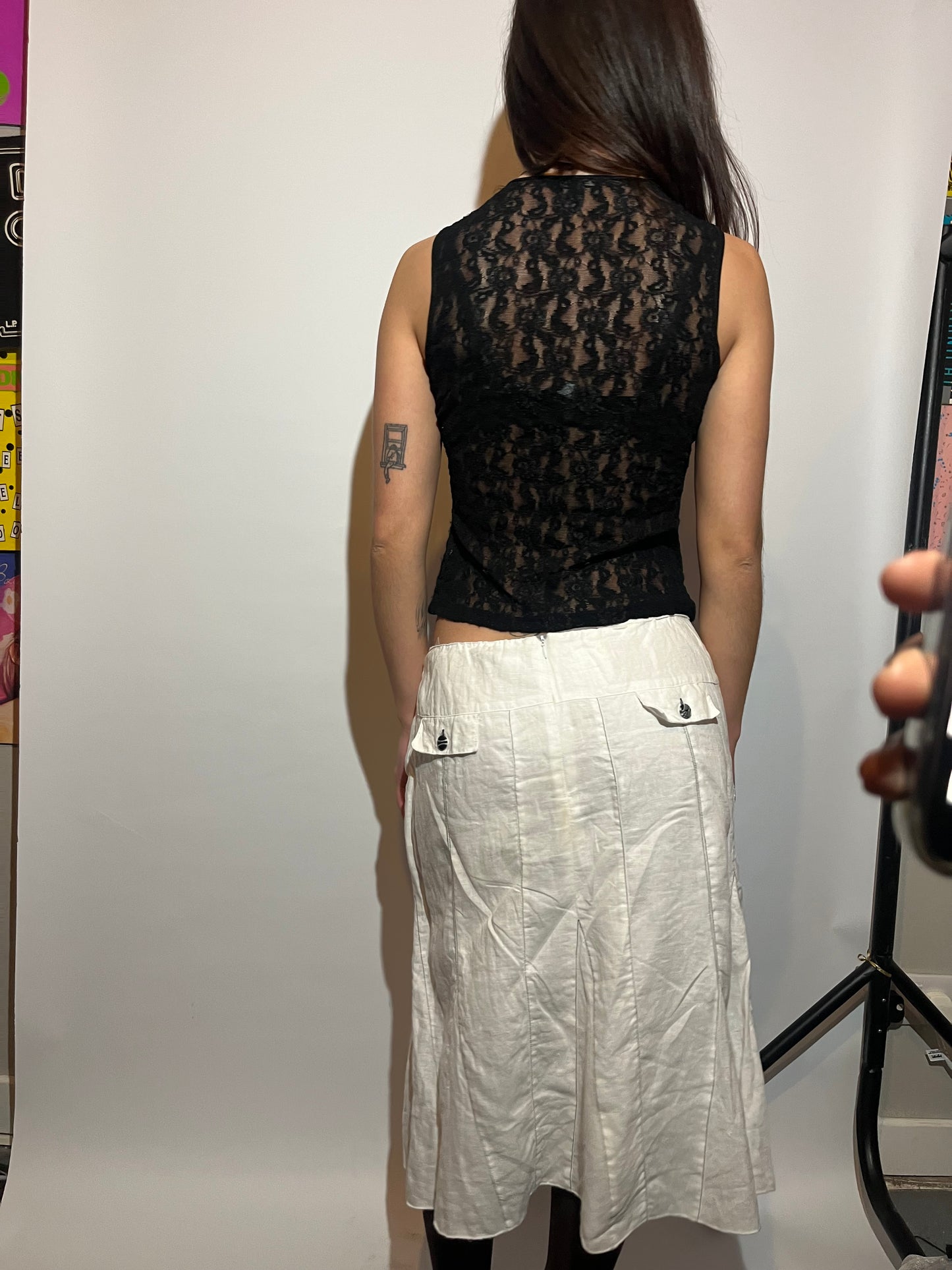 A096: “black widow diva” | black lace tank so chic