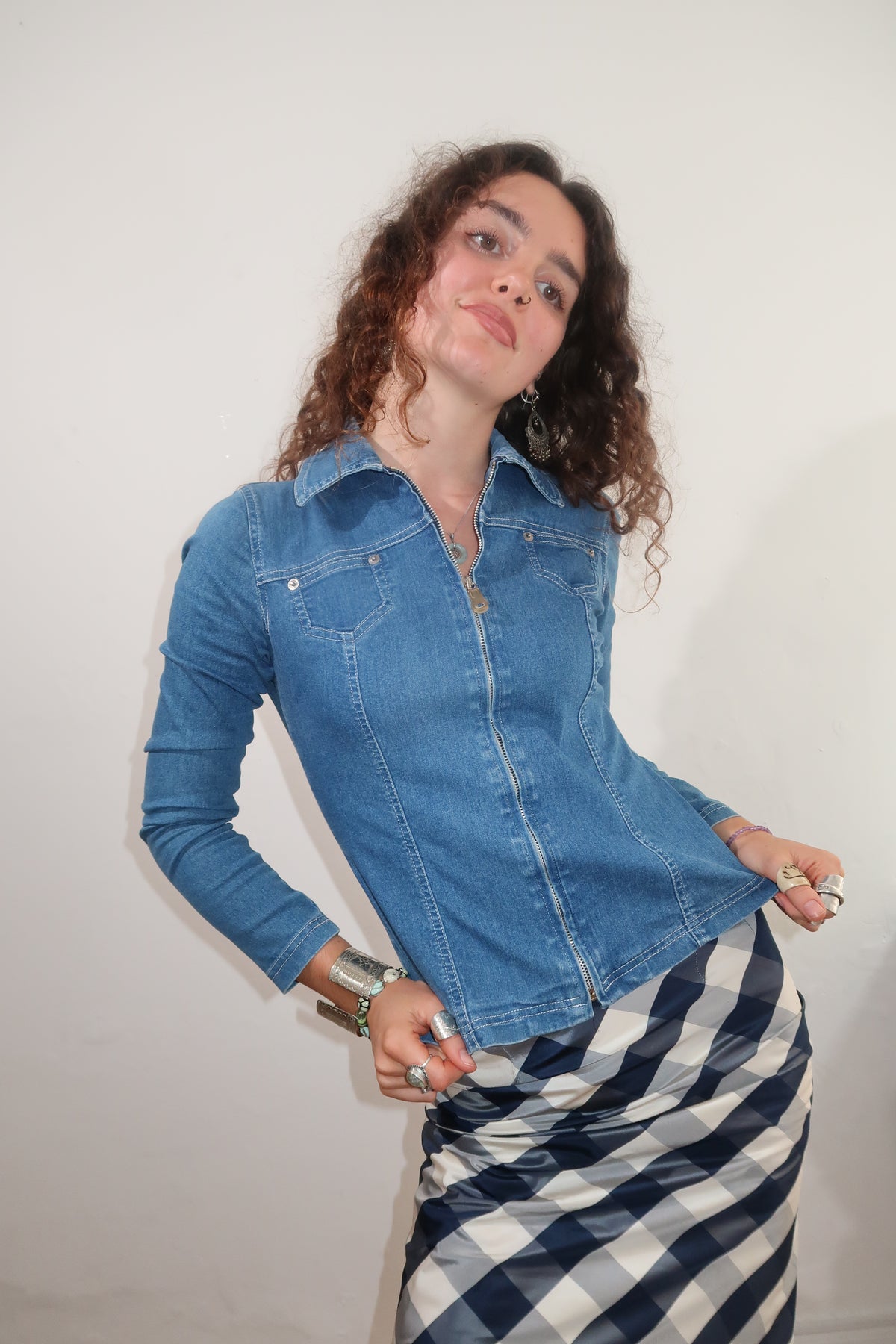 A083 "off duty charlies angles" | denim jacket