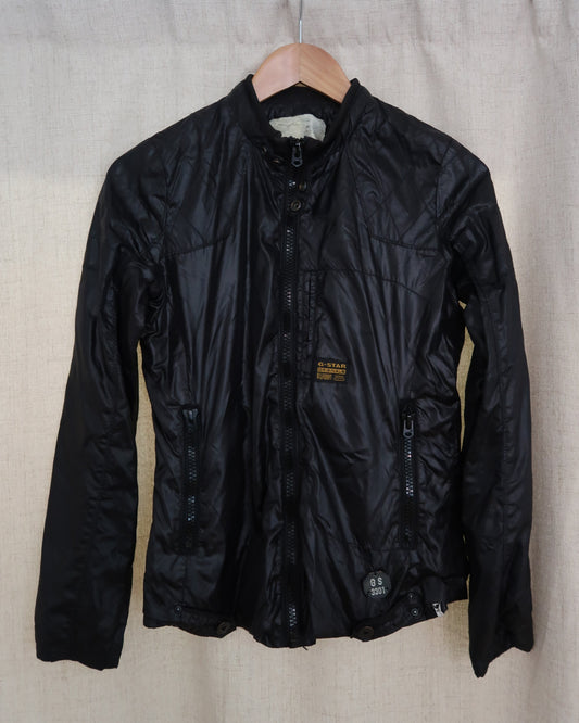 B015 - g star 3301 black jacket "dean rock overshirt"