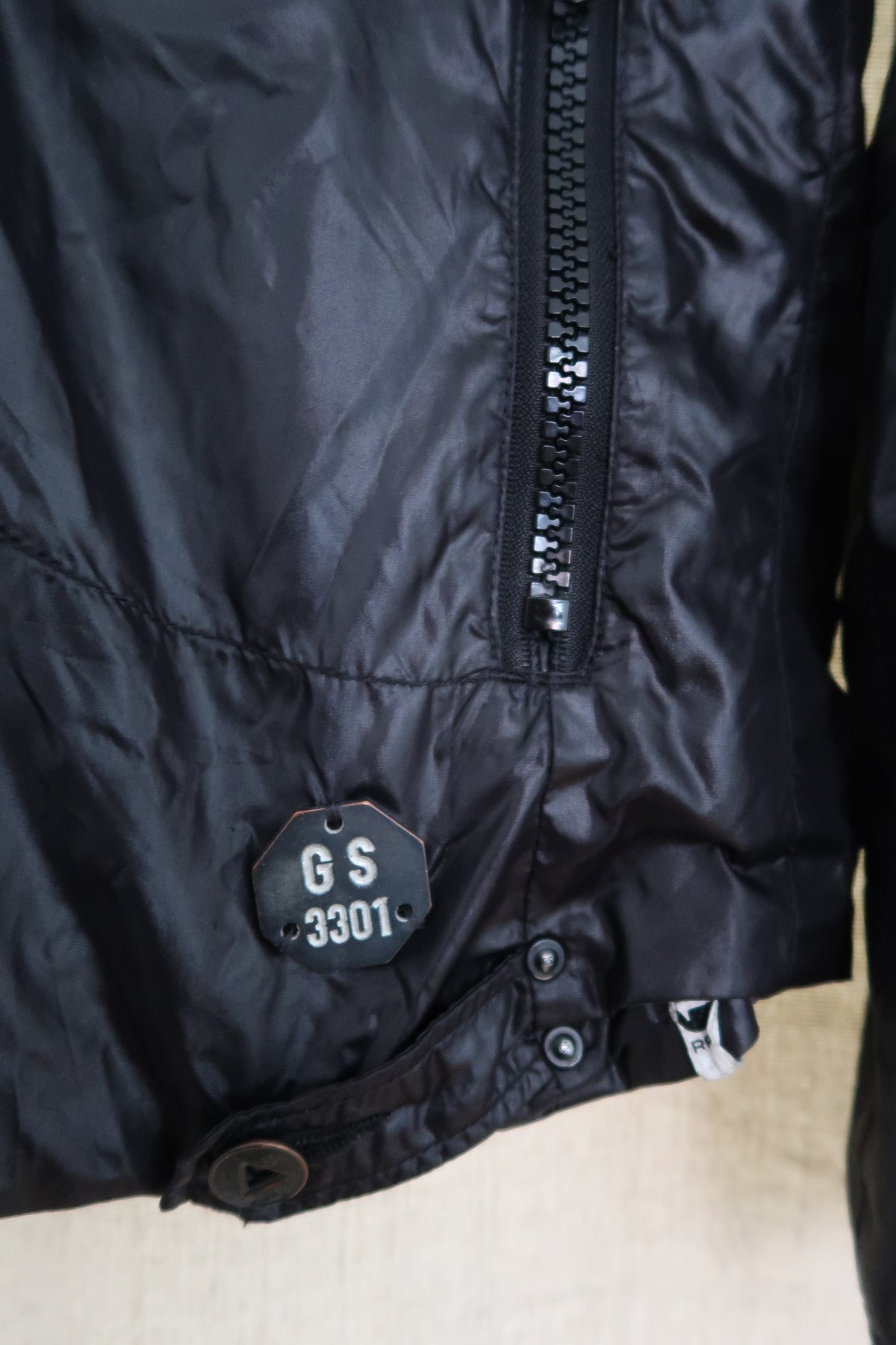 B015 - g star 3301 black jacket "dean rock overshirt"