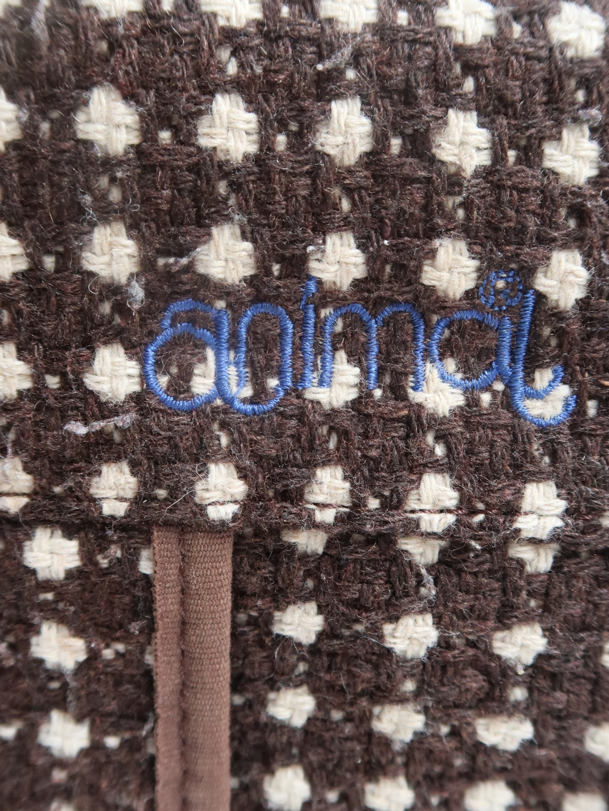 image of animal cross body bag with buckle front
