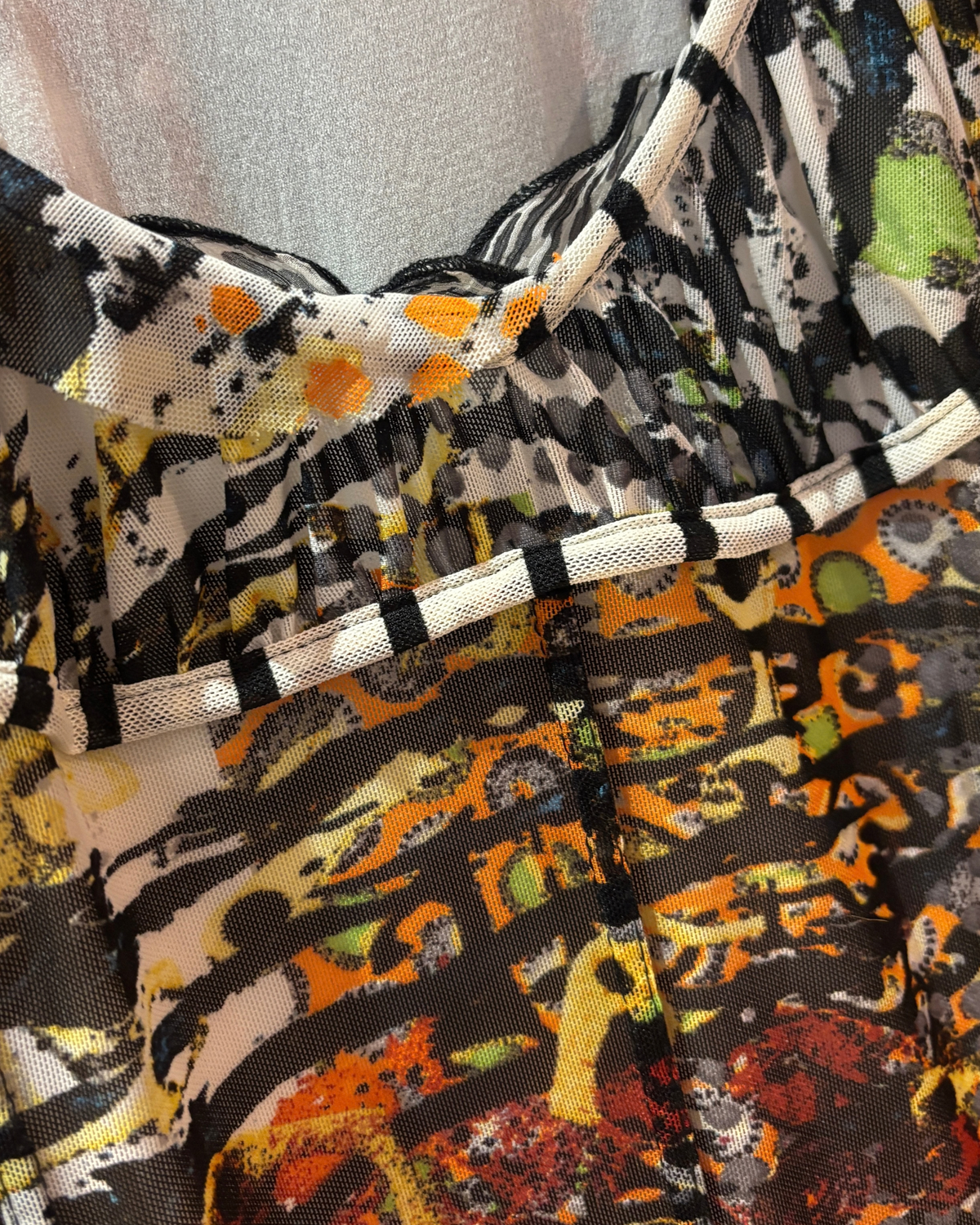 B001 - "the farfalla" Gaultier/Cavalli style midi dress