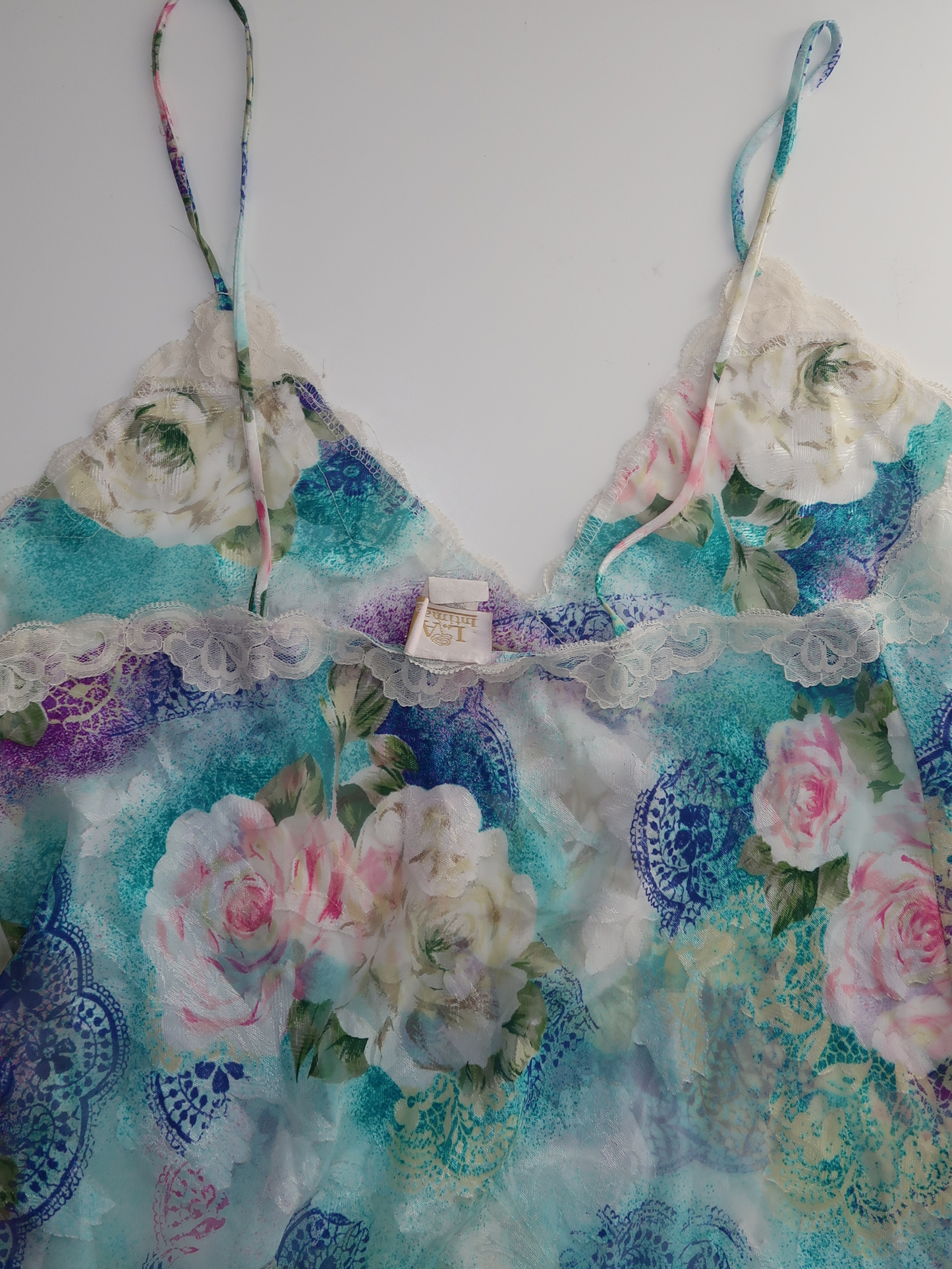 A032: “american doll” | floral sheer mini shift dress