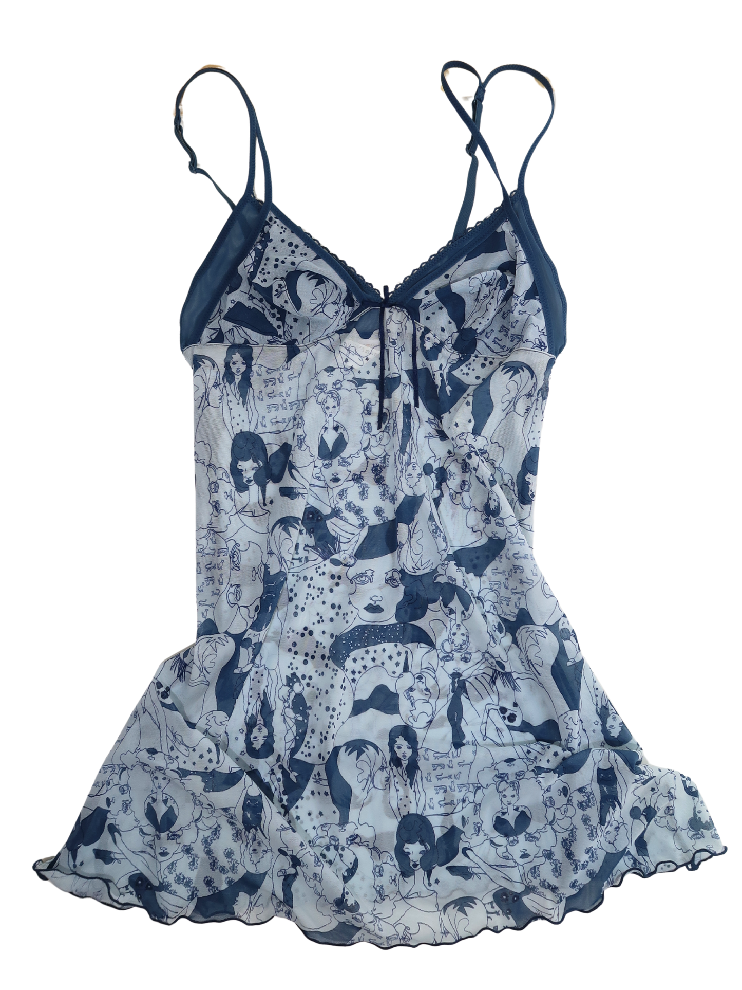 A025: “me & the girls” | ultra mini sketch book slip dress