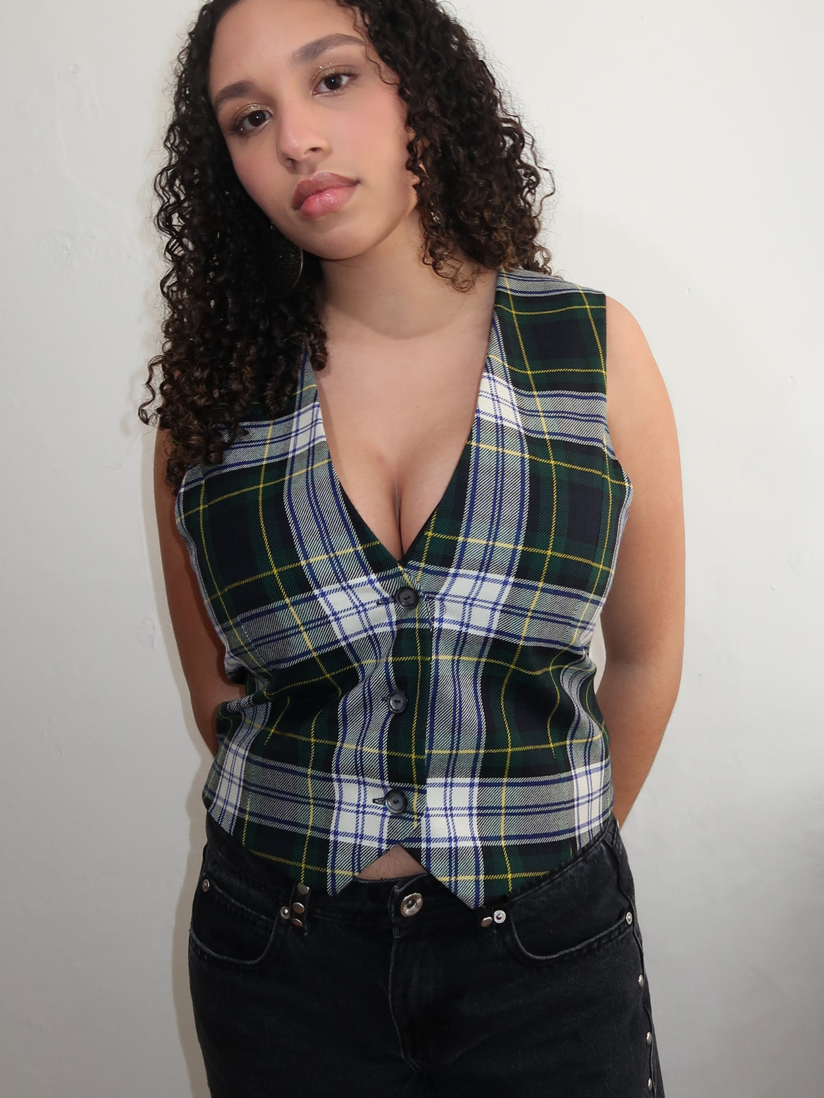 A011: “it’s sh*te being scottish” | tartan waistcoat
